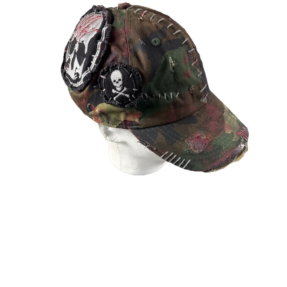Chad Cherry‎ Skull Camo Hat Adjustable One Size Fits All
